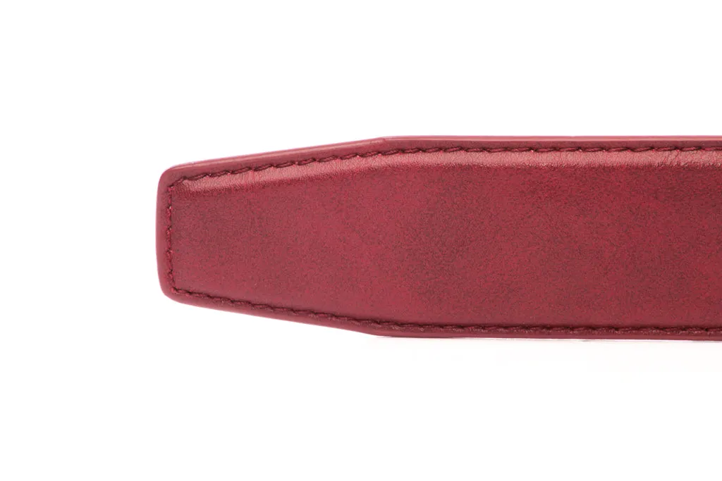 1.5" Cranberry Micro-Patina Strap