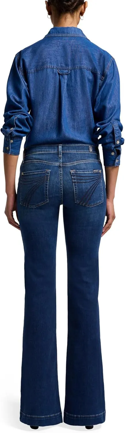 7 For All Mankind Women's Flare Wide Leg Jean
