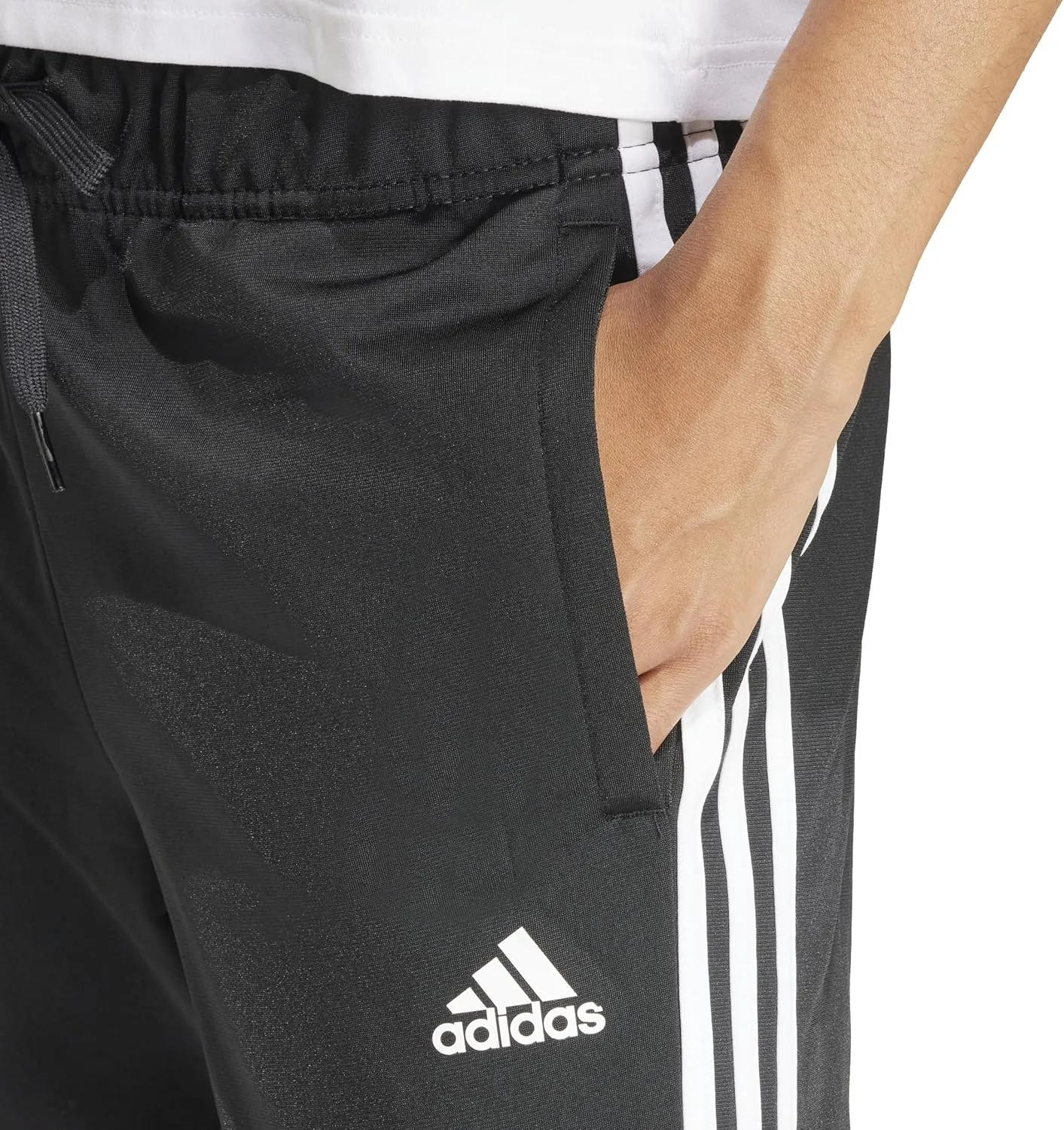 adidas Women's Plus Size Essentials Fleece Tapered Cuff Pants