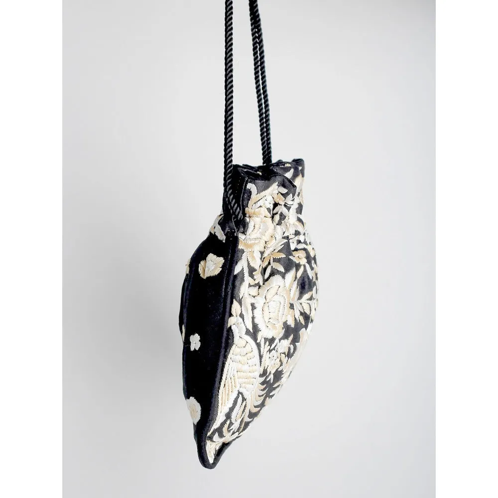 Adora By Ankita Black Gara Tropic Bag