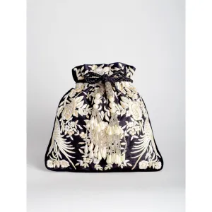 Adora By Ankita Black Gara Tropic Bag