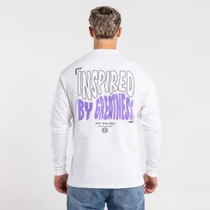 Aguirre Long Sleeve T-Shirt - White/Purple