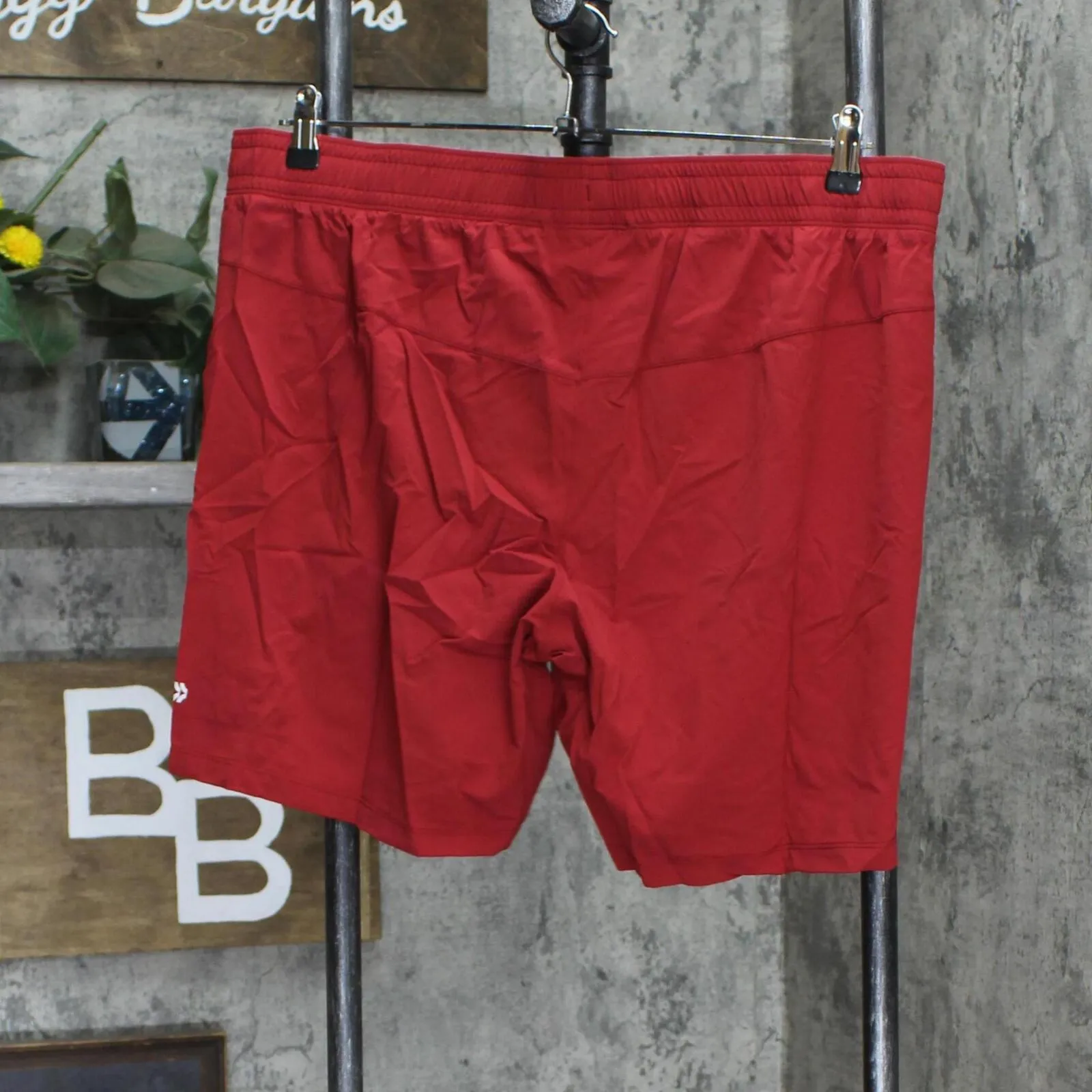 All In Motion Men's Stretch Woven Shorts 7" 87204158 Red XL