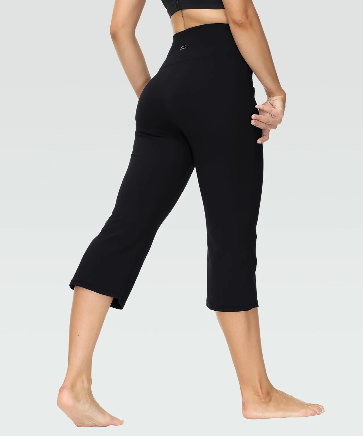 ALONG FIT Flare Leggings with Pocket Bootcut Yoga Pants for Women High Waist Flare Pants Workout Leggings for Yoga GMY Casual