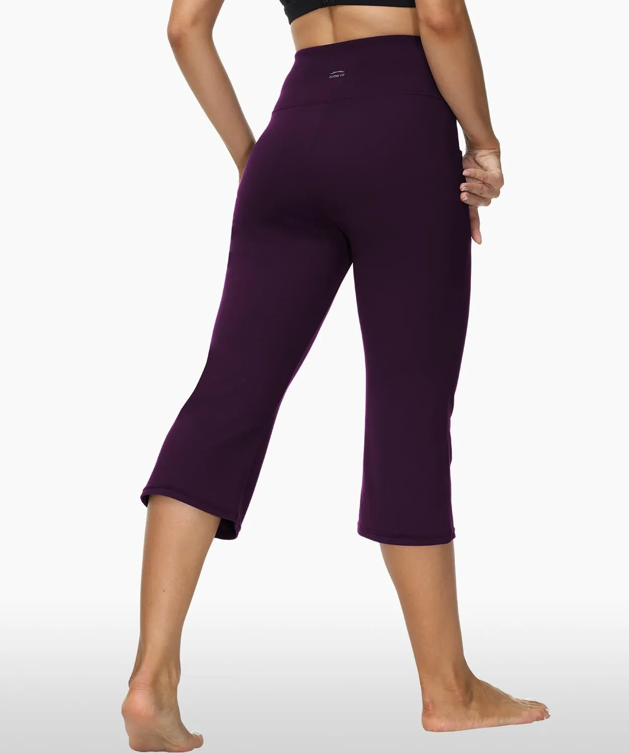 ALONG FIT Flare Leggings with Pocket Bootcut Yoga Pants for Women High Waist Flare Pants Workout Leggings for Yoga GMY Casual