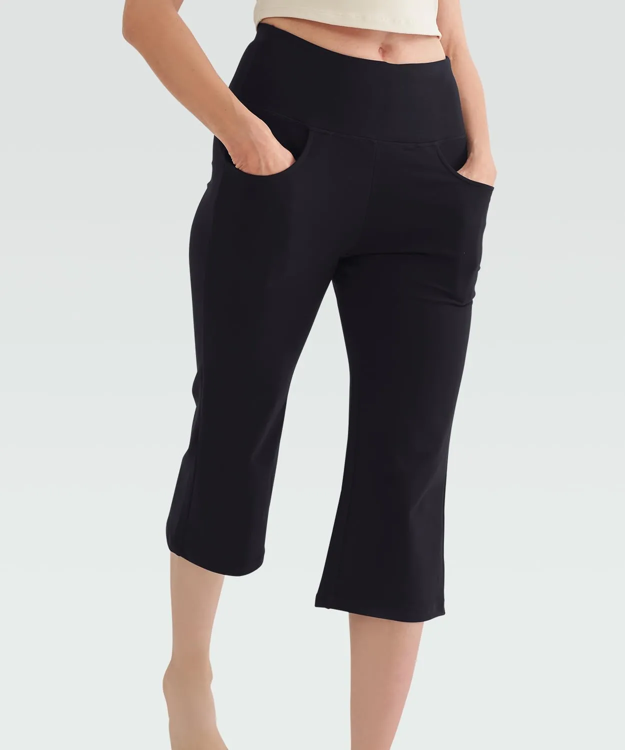 ALONG FIT Flare Leggings with Pocket Bootcut Yoga Pants for Women High Waist Flare Pants Workout Leggings for Yoga GMY Casual