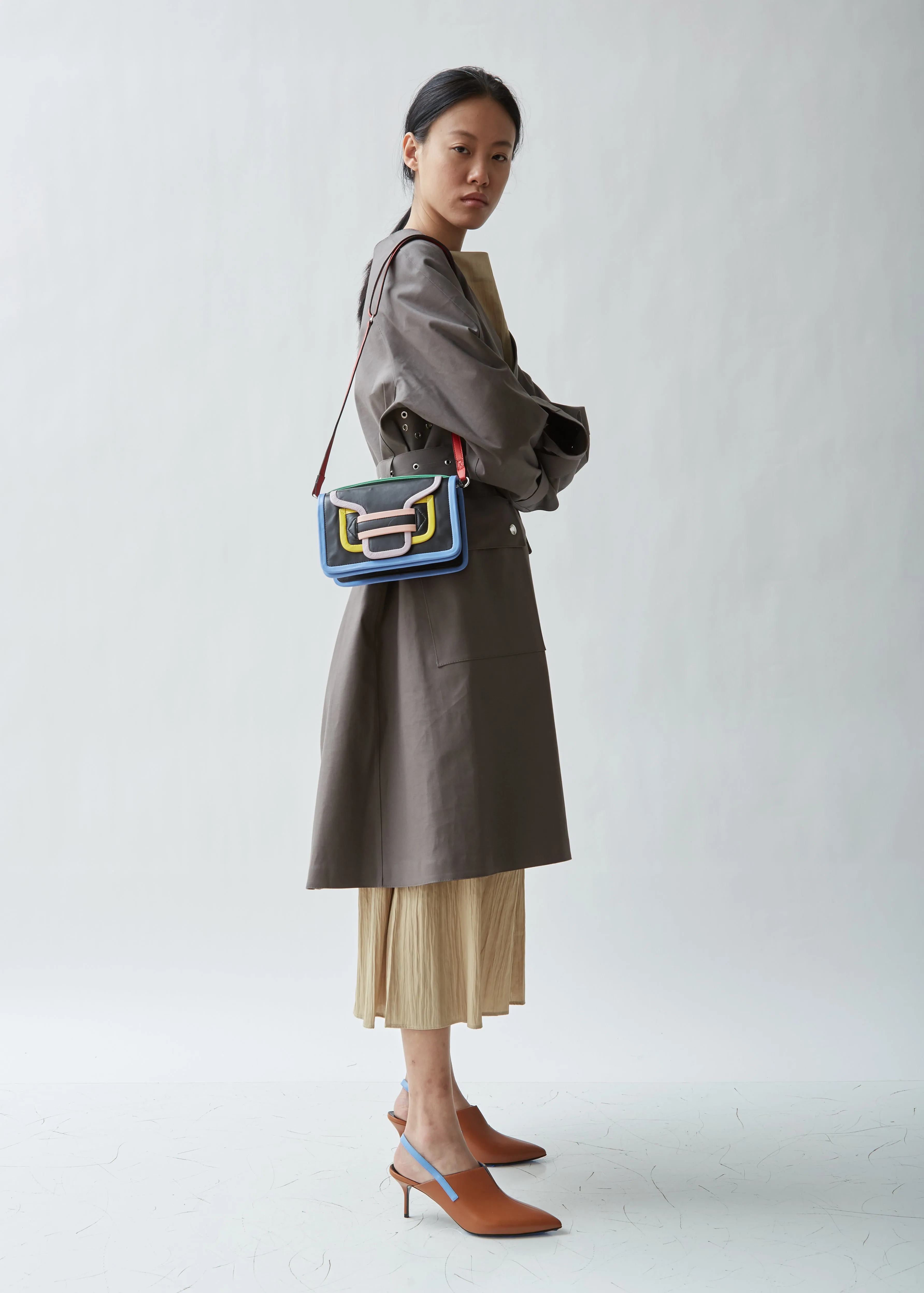 Alpha Colorblock Shoulder Bag