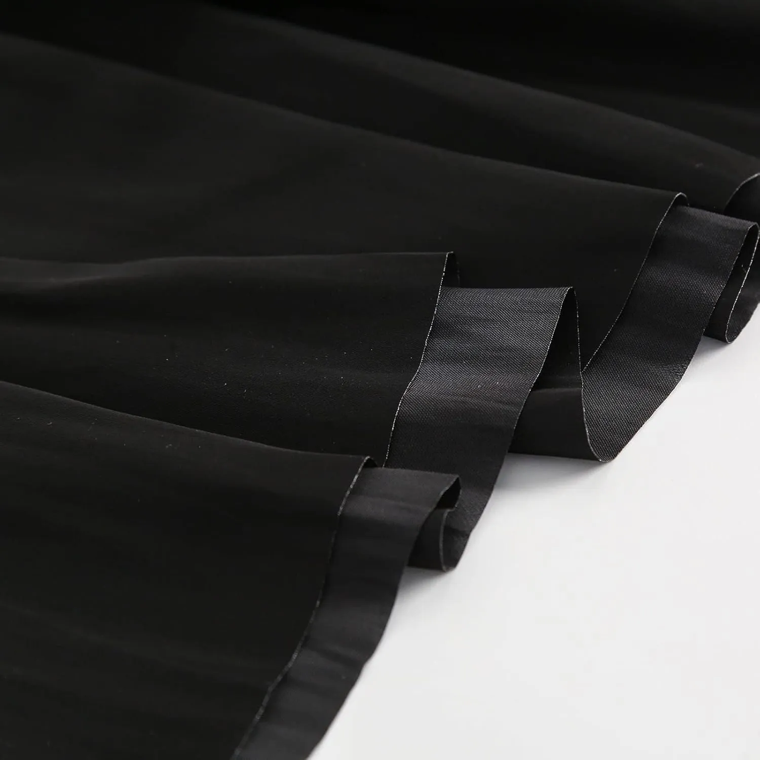 Amazhiyu Womens Pleated A Line High Waist Midi Skirt with Drawstring Elastic Waistband