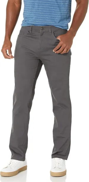 Amazon Essentials Men's Chinos, Athletic Fit, Work Pants, 5-Pocket, Comfort Stretch