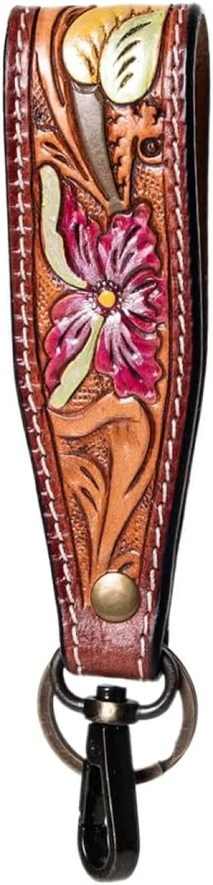 American Darling Hand Tooled Genuine Leather Handle Strap for Wristlet Bags | Phone Wrist Strap | Wristlet Keychain Strap for Wallet Purse Clutch Cellphone Key Chain Holder | Shoulder Bag Strap