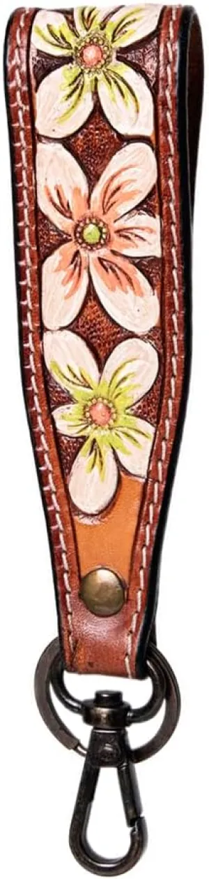 American Darling Hand Tooled Genuine Leather Handle Strap for Wristlet Bags | Phone Wrist Strap | Wristlet Keychain Strap for Wallet Purse Clutch Cellphone Key Chain Holder | Shoulder Bag Strap