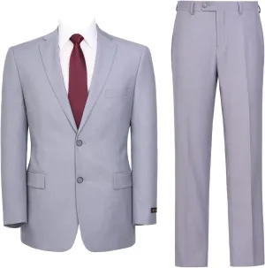 AMY ZHU Mens Suit 2 Piece Classic Fit Blazer Business Wedding Suit Set Prom Tuxedo Jacket Pants Set