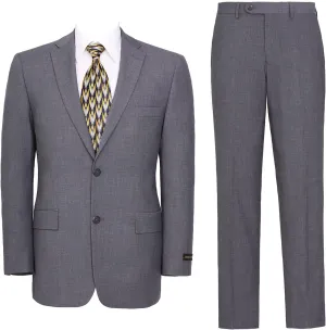 AMY ZHU Mens Suit 2 Piece Classic Fit Blazer Business Wedding Suit Set Prom Tuxedo Jacket Pants Set