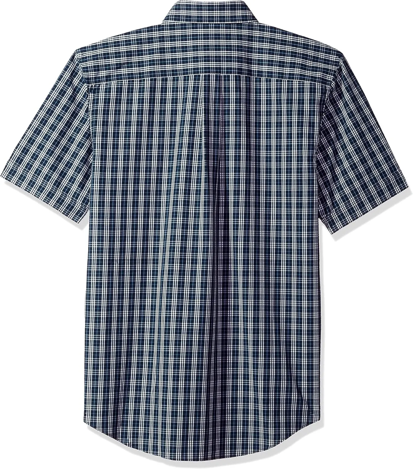 Arrow 1851 Men's Hamilton Poplins Short Sleeve Button Down Plaid Shirt