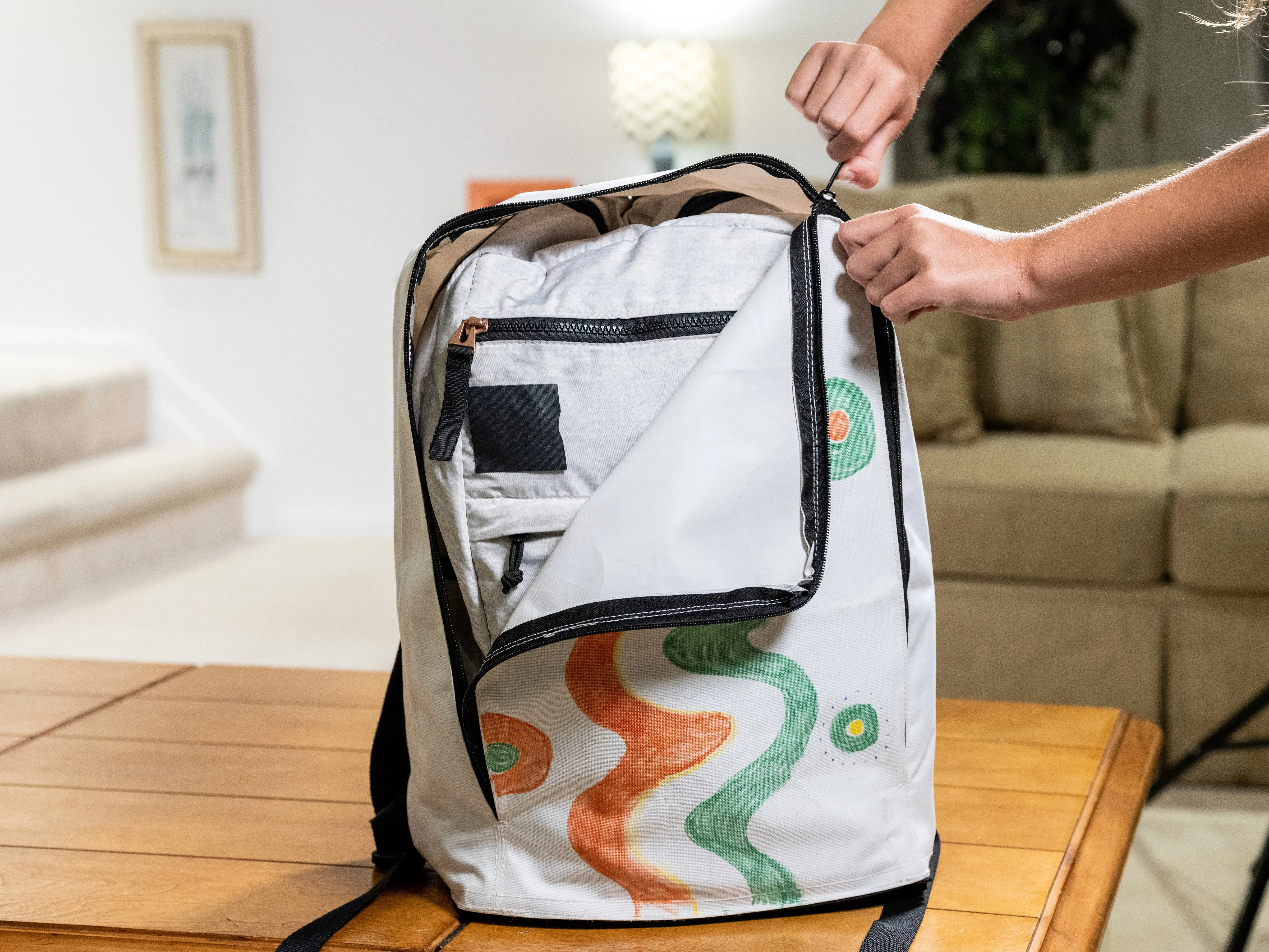 Art-a-Pack™ - Washable Canvas Backpack Cover