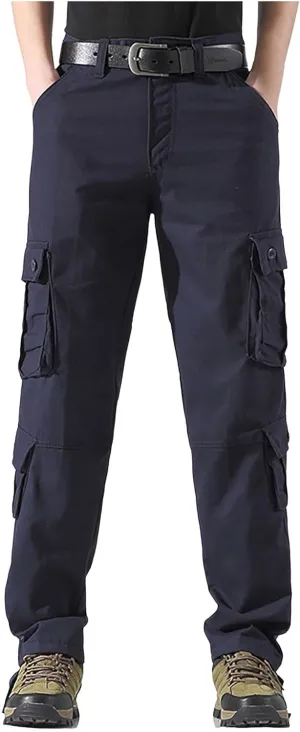 Baggy Cargo Pants with Pockets for Men Casual Joggers Outdoor Loose Trousers Y2K Streetwear Jeans Pant