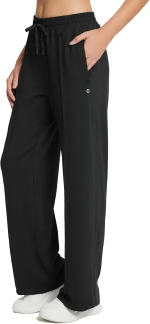 baleaf Women's Track Pants Athletic Jogging Sweatpants Zipper Pockets Warm-Up Sports Running Pants