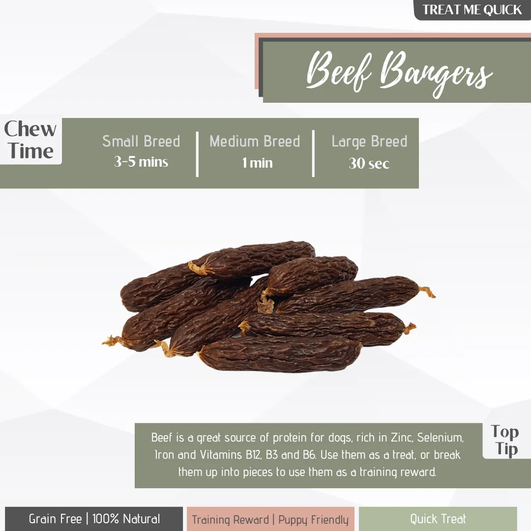 Beef Bangers