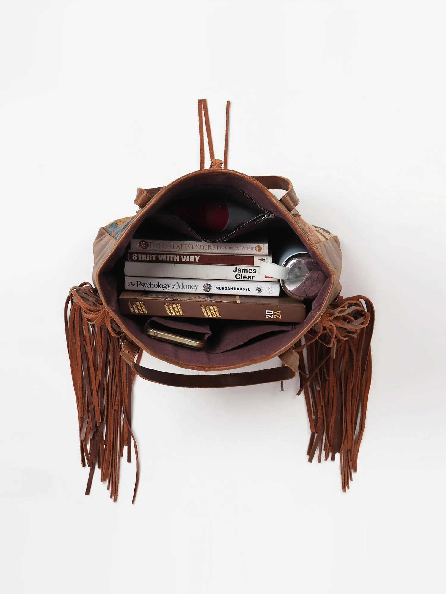 BOHEMIAN - KILIM and LEATHER  BAG