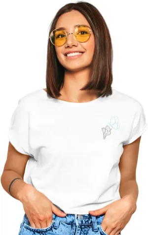 Butterfly on Flower T-Shirt Nature Graphic Tee Cute Insect & Floral Design Shirt Aesthetic Garden Lover Gift for Women & Teens