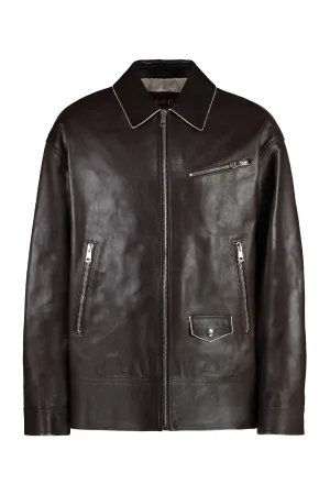 CALF LEATHER JACKET