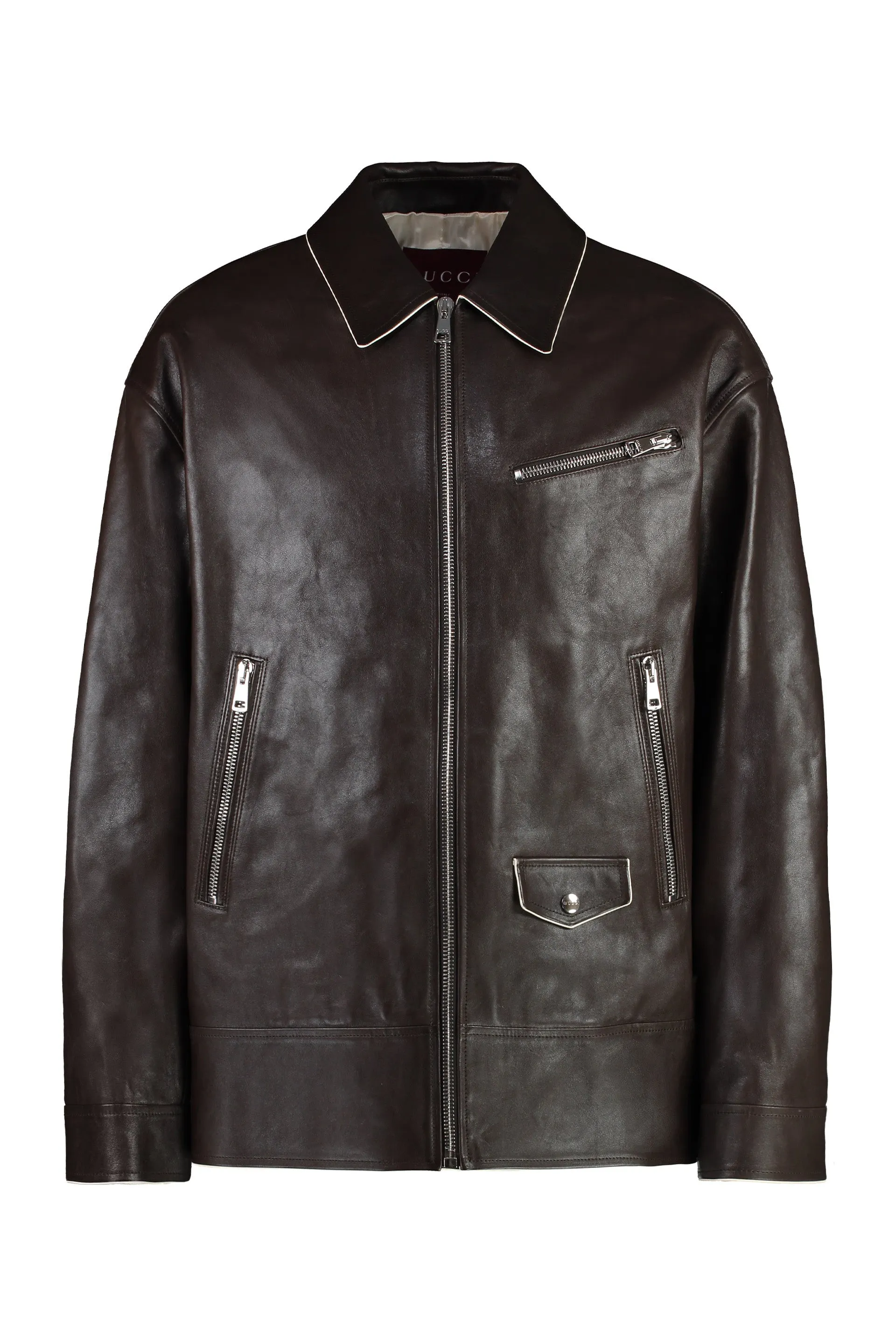 CALF LEATHER JACKET