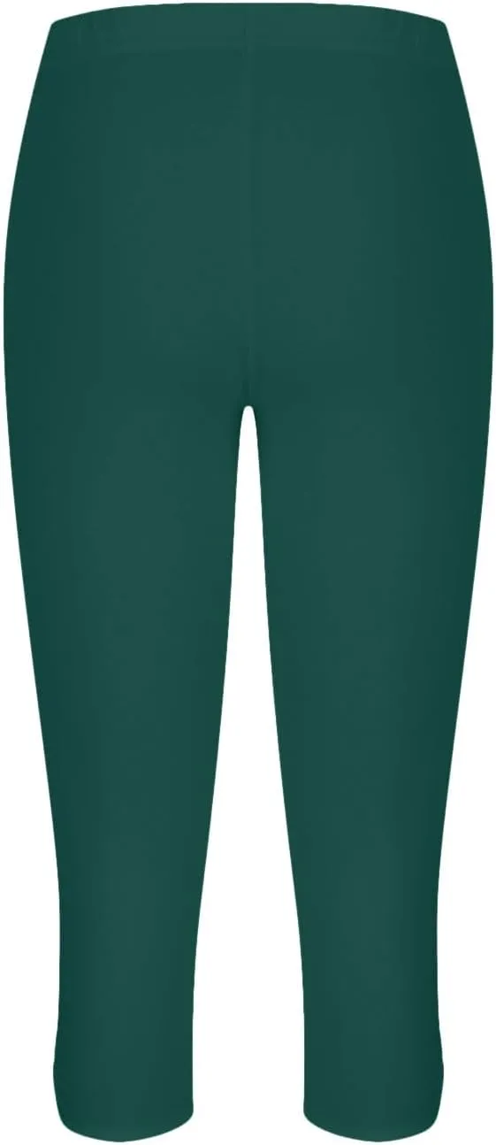 Capri Leggings for Women High Waisted Leggings Casual Knee Length Capri Pants Dressy Trendy Comfy Cut Out Yoga Ladies Trouser