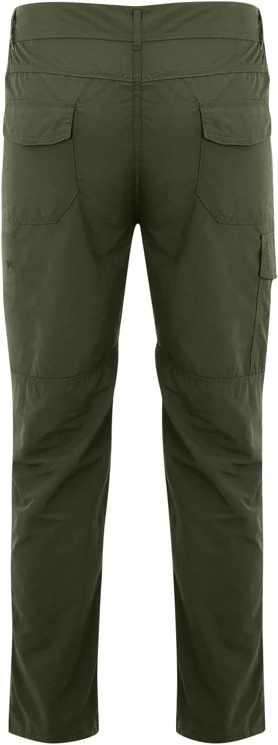 Cargo Pants for Men Waterproof Ripstop Flex Work Pants Tactic Hiking Stretch Outdoor Camo Trousers with Pockets