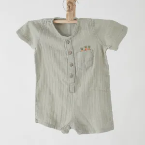 Carrot Pop Muslin Romper/Jumpsuit/Playsuit