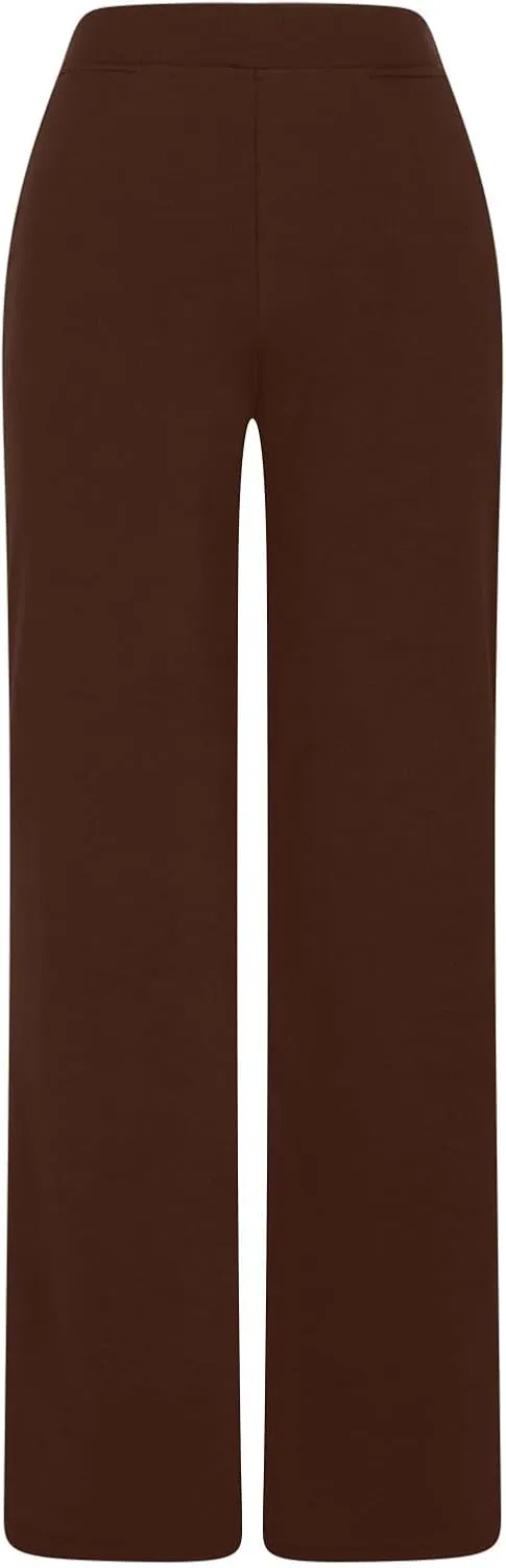 Casual Work Pants for Women High Waist Stretch Dress Pants Soft Comfy Athletic Workout Yoga Pants Business Trousers