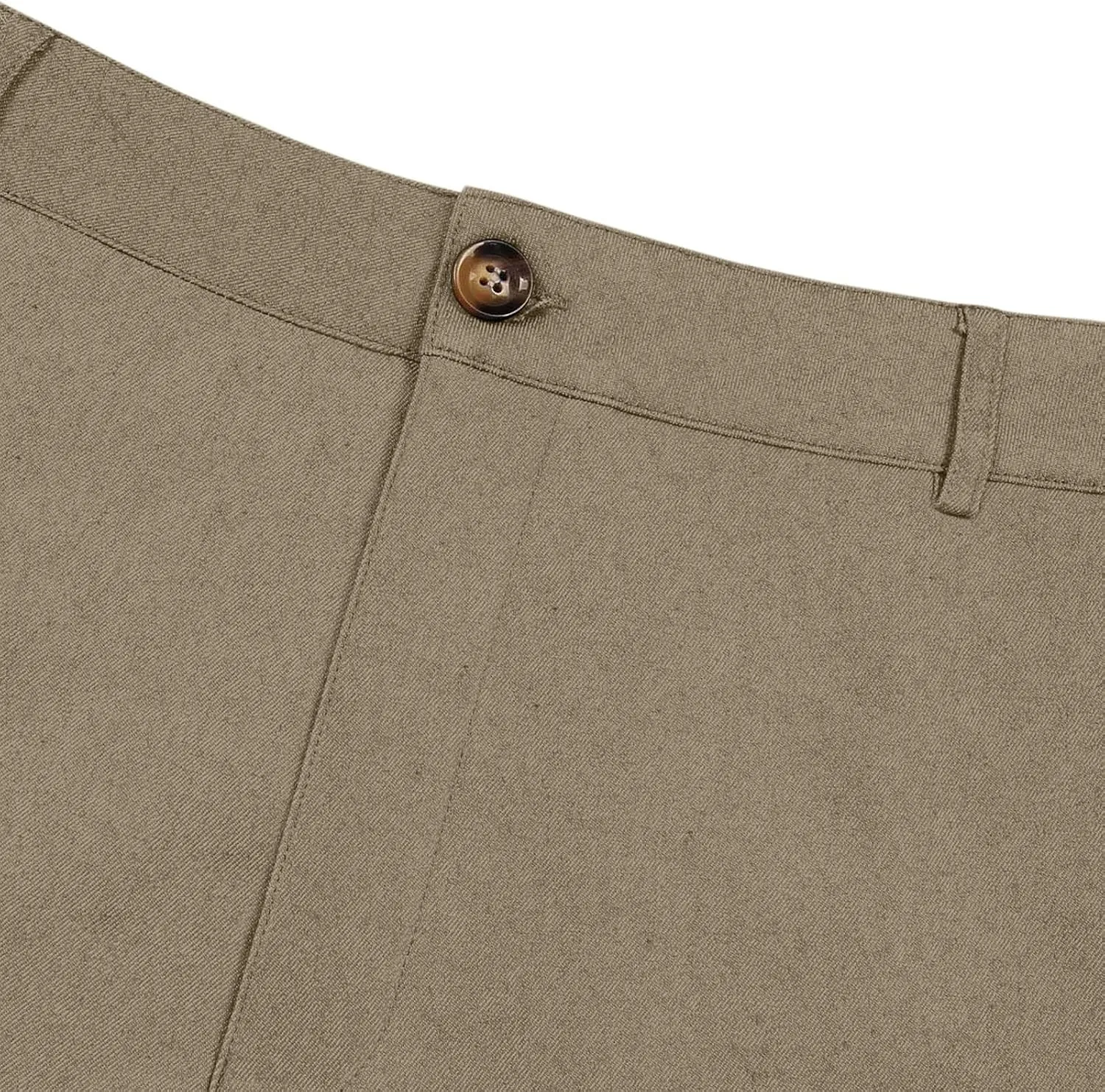 Cotton Mens Slim Fit Casual Chinos Pants with Button Closure and Pockets for Daily Wear