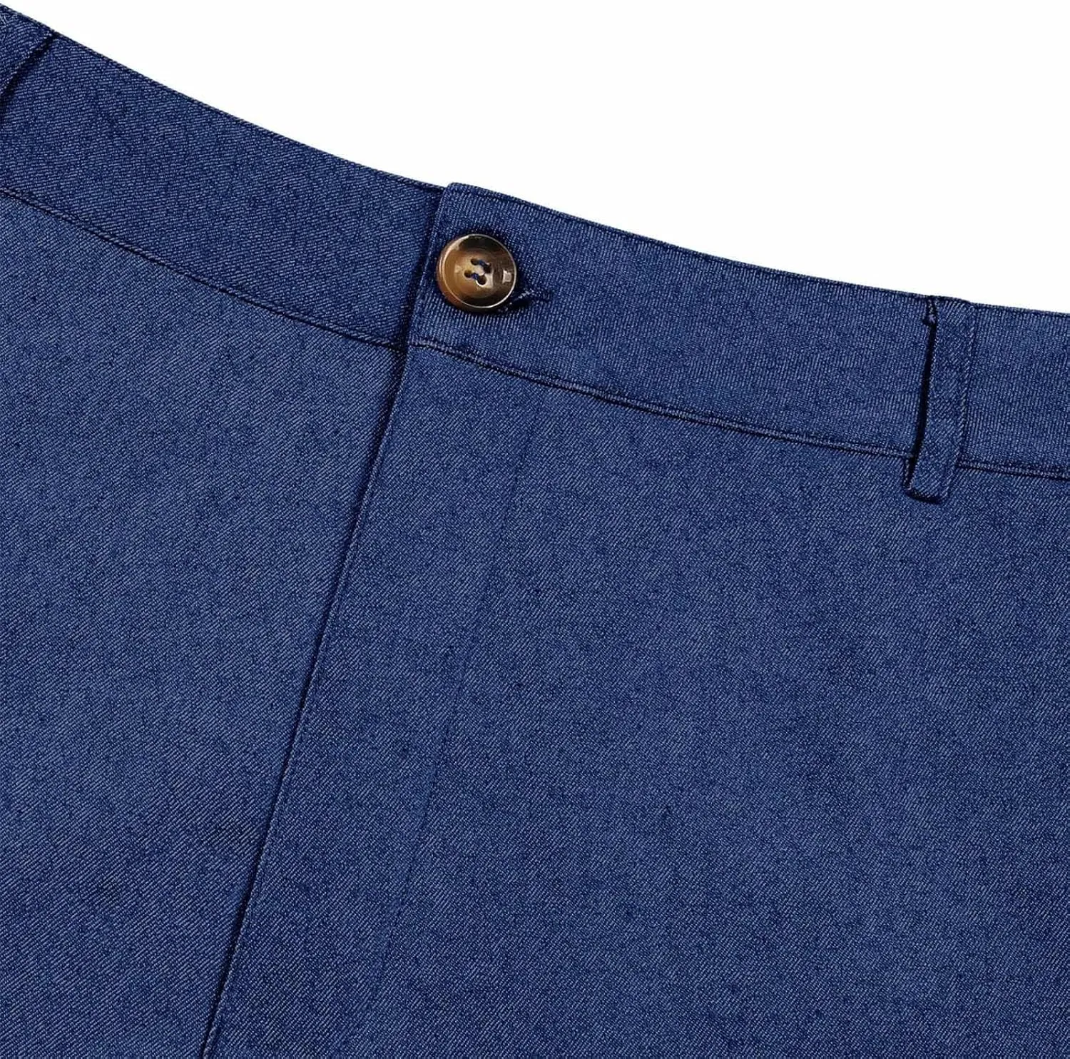 Cotton Mens Slim Fit Casual Chinos Pants with Button Closure and Pockets for Daily Wear