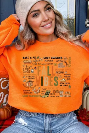 Cozy Fall Vibes Heavy-weight Crew Sweatshirt