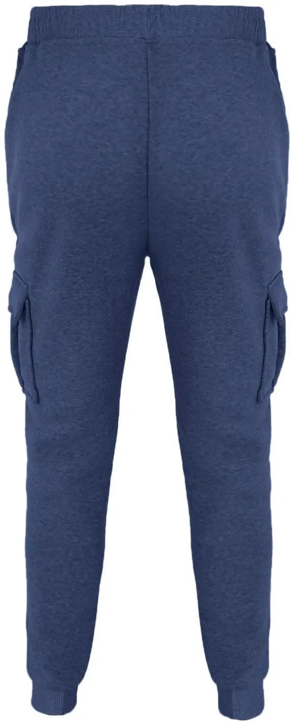 CRNTCEM Men's Cotton Tracksuit Bottoms Drawstring Straight Leg Athletic Jogging Pants Summer Workout Running Cargo Trousers