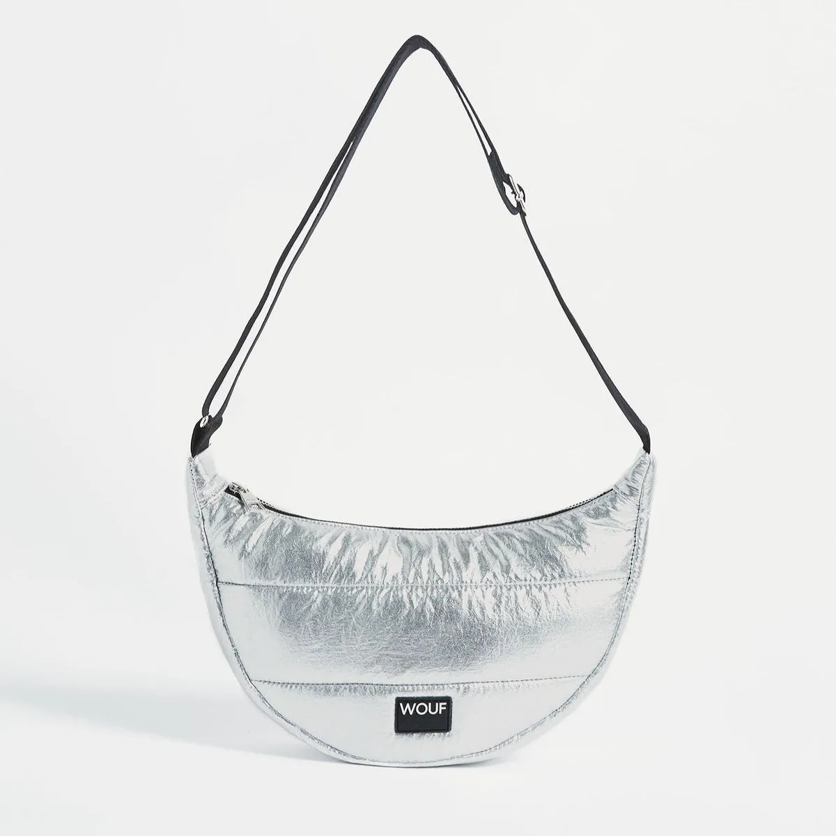 Crossbody Bag - Silver Glossy
