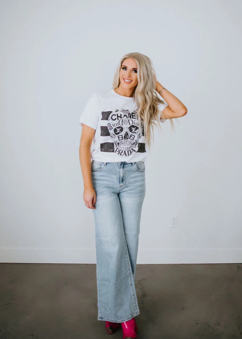 Designer Skull Graphic Tee