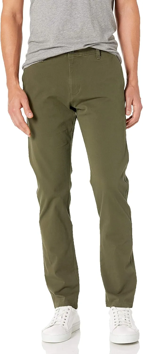 Dockers Men's Slim Fit Ultimate Chino with Smart 360 Flex, Army Olive, 30W x 29L