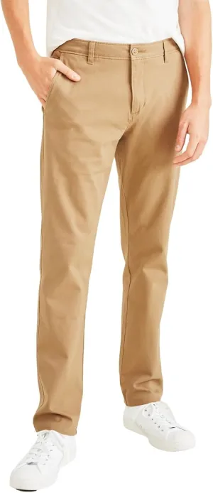 Dockers Men's Slim Fit Ultimate Chino with Smart 360 Flex, New British Khaki, 33W x 32L