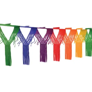 Drop Party Fringe Garland - rainbow