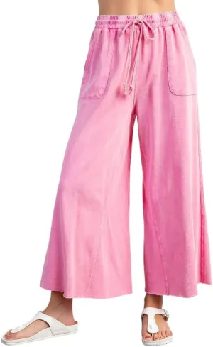 Easel Wide Leg Bohemian Palazzo Pants