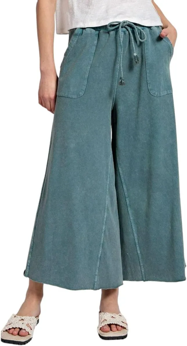 Easel Wide Leg Bohemian Palazzo Pants
