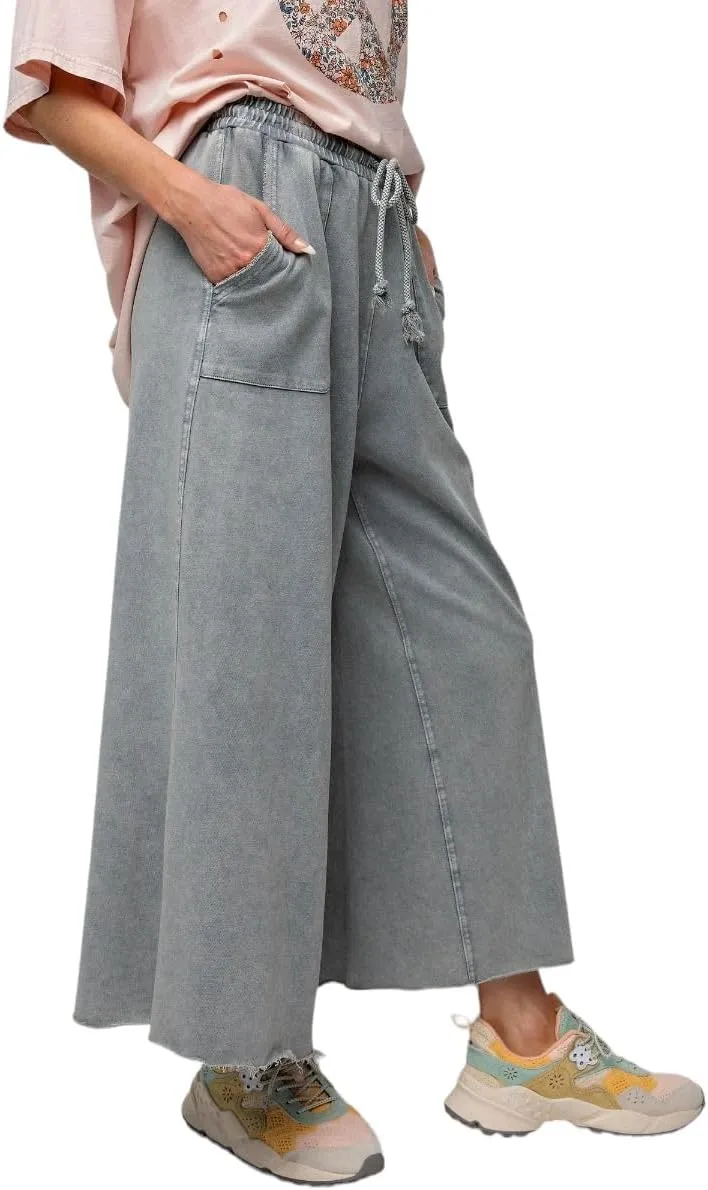 Easel Wide Leg Bohemian Palazzo Pants