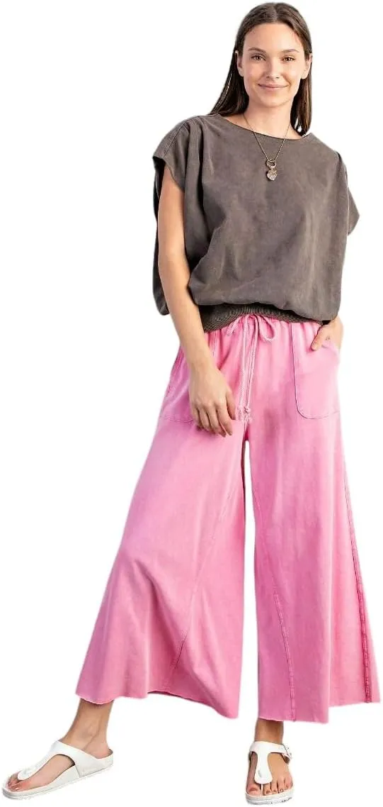 Easel Wide Leg Bohemian Palazzo Pants
