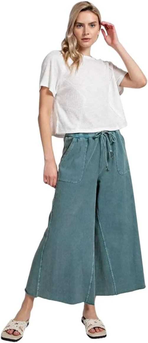 Easel Wide Leg Bohemian Palazzo Pants