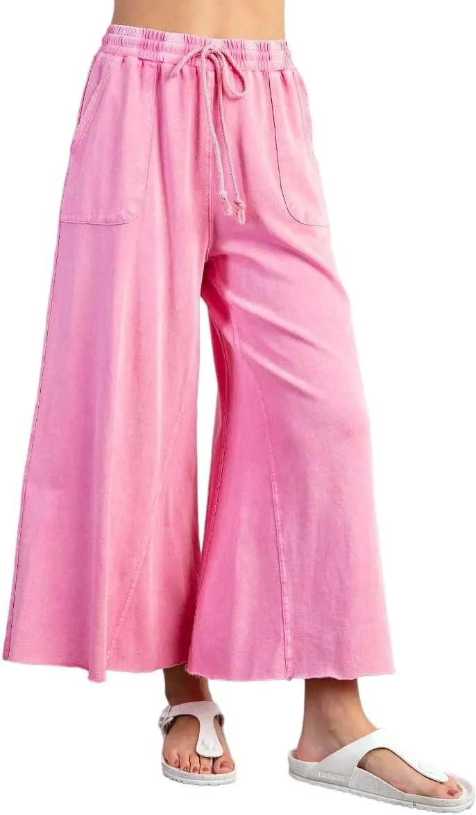 Easel Wide Leg Bohemian Palazzo Pants