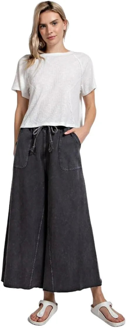 Easel Wide Leg Bohemian Palazzo Pants