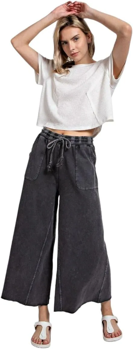 Easel Wide Leg Bohemian Palazzo Pants