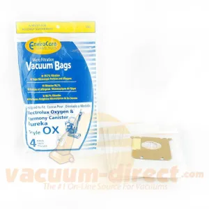 Electrolux Style S Generic Micro Filtration Bags by EnviroCare, 4 Pack #135