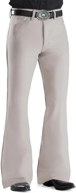 EVEDESIGN Mens Bell Bottom Jeans Pants 70s Disco Outfits for Men Vintage Flared Jeans