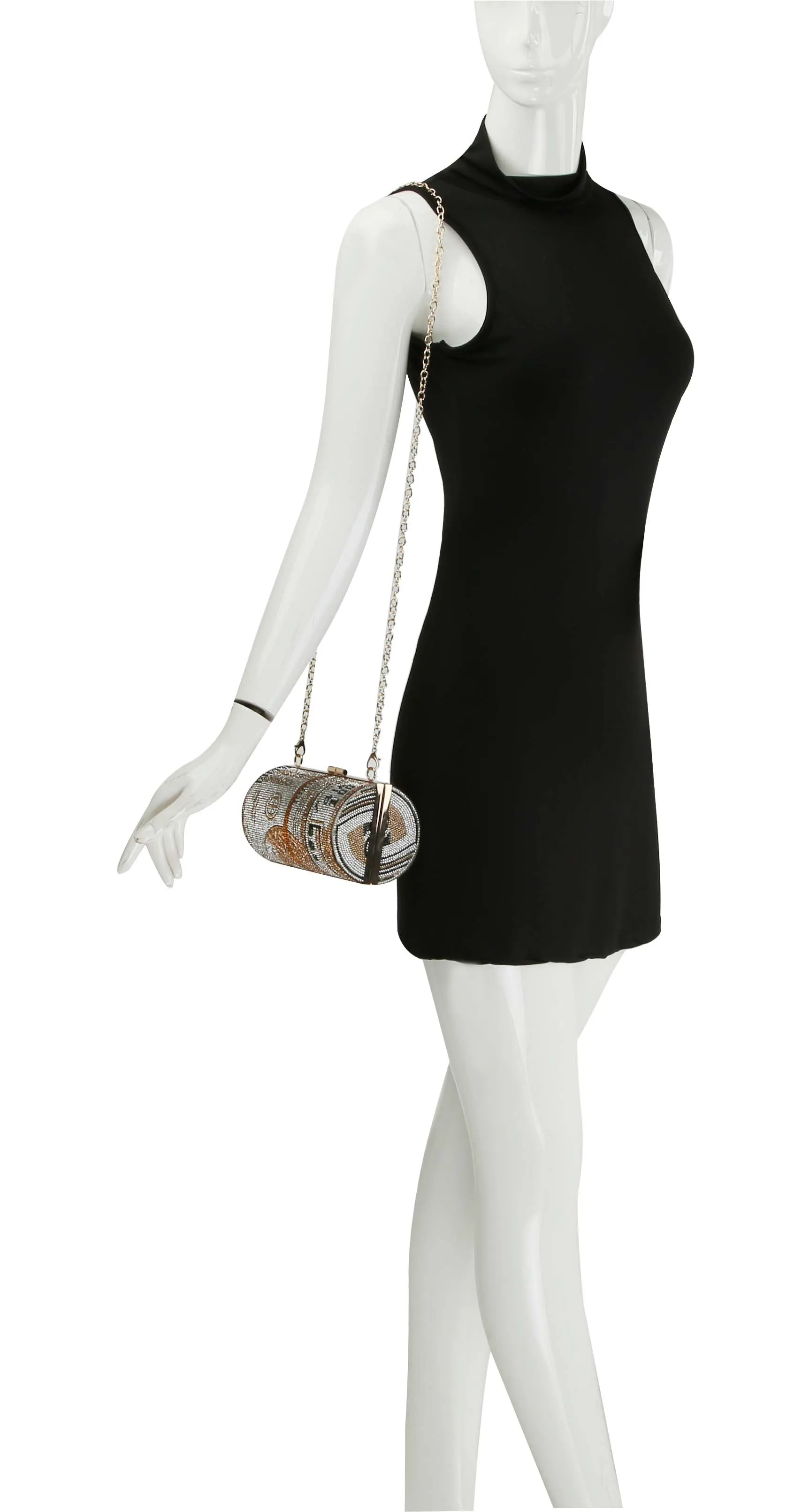 Fashion Bling Money Clutch